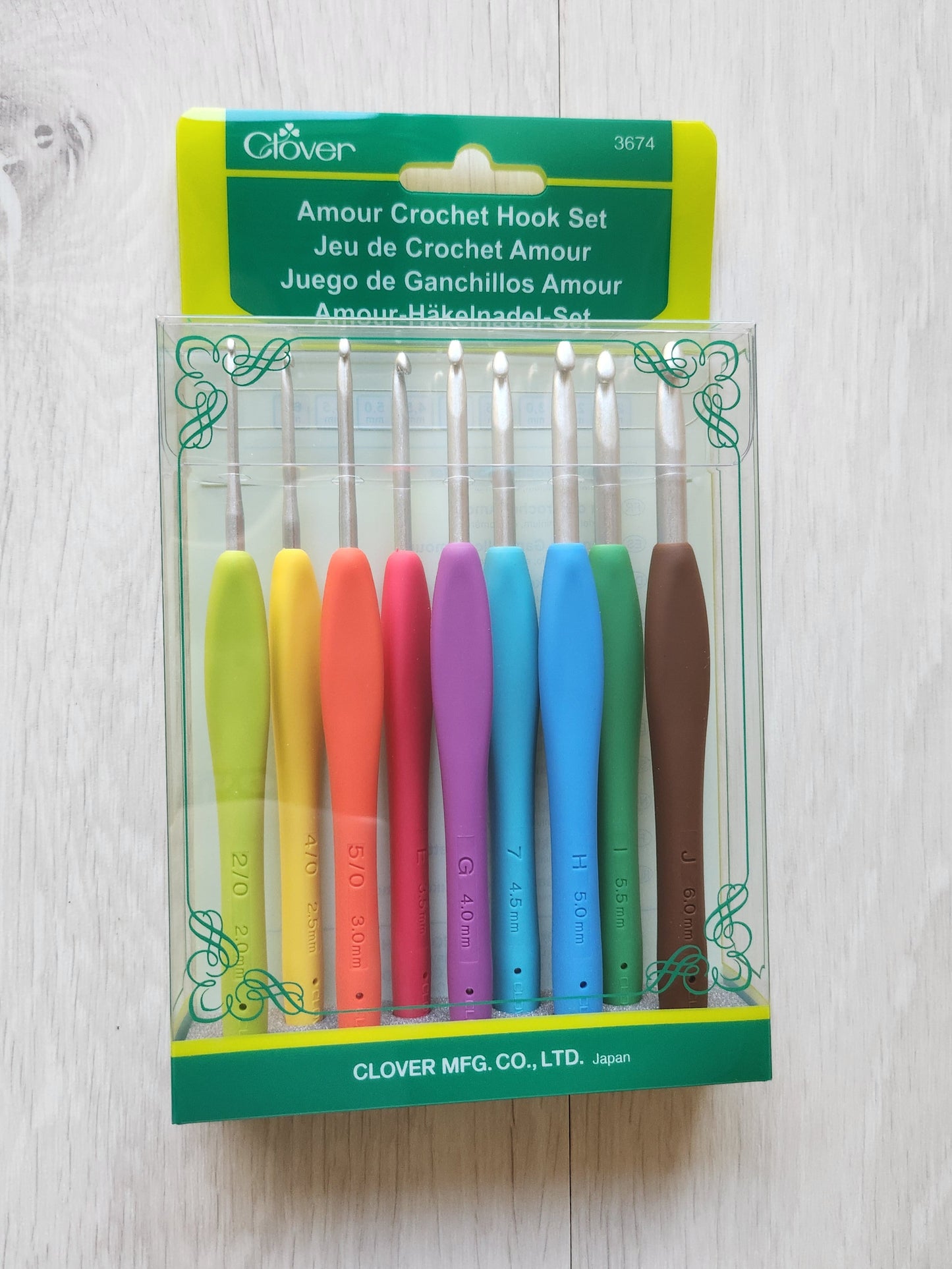 crochet amour hook set