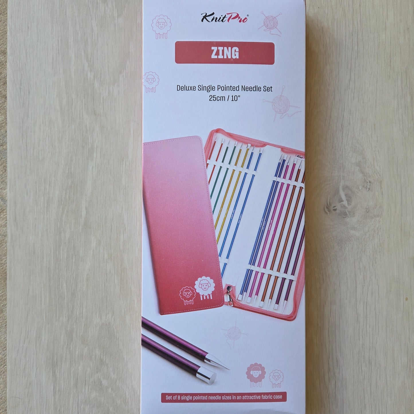 Zing Deluxe Single Pointed Needle Set 25cm (10")