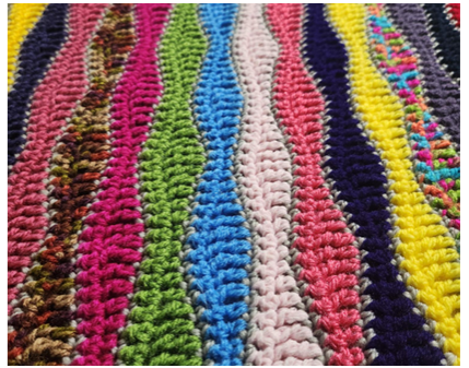 Long Wave Lap Blanket