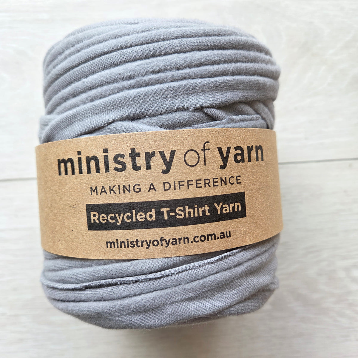 Smokey Grey French Terry T-shirt Yarn