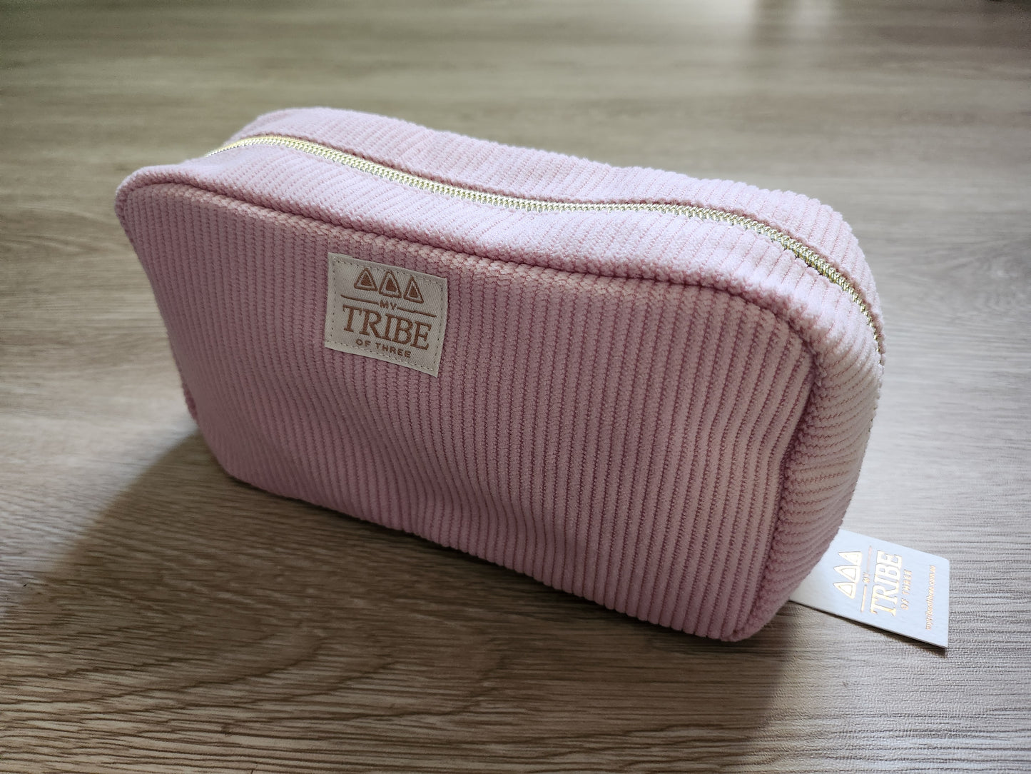 My Tribe of Three - Corduroy Craft Bag