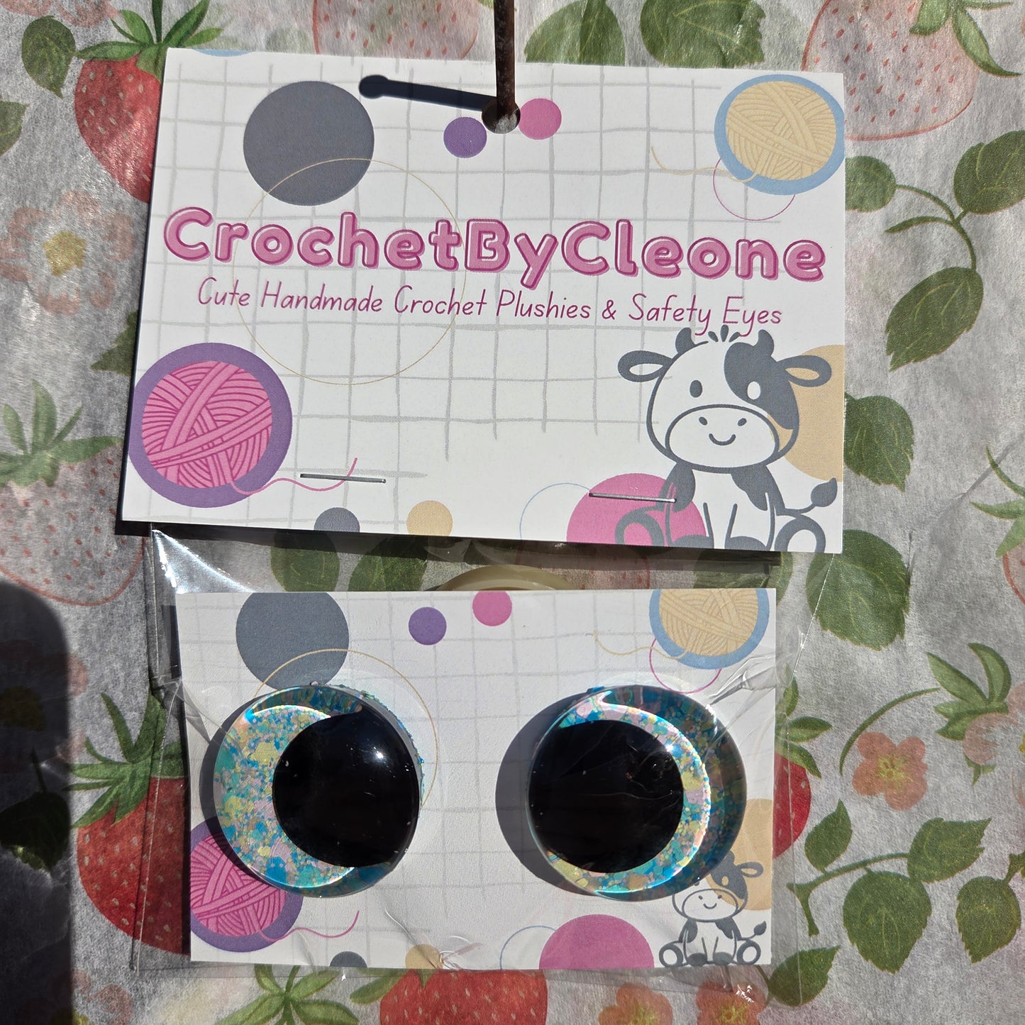 30mm Handcrafted Plushie and Amigurumi Eyes by CrochetbyCleone