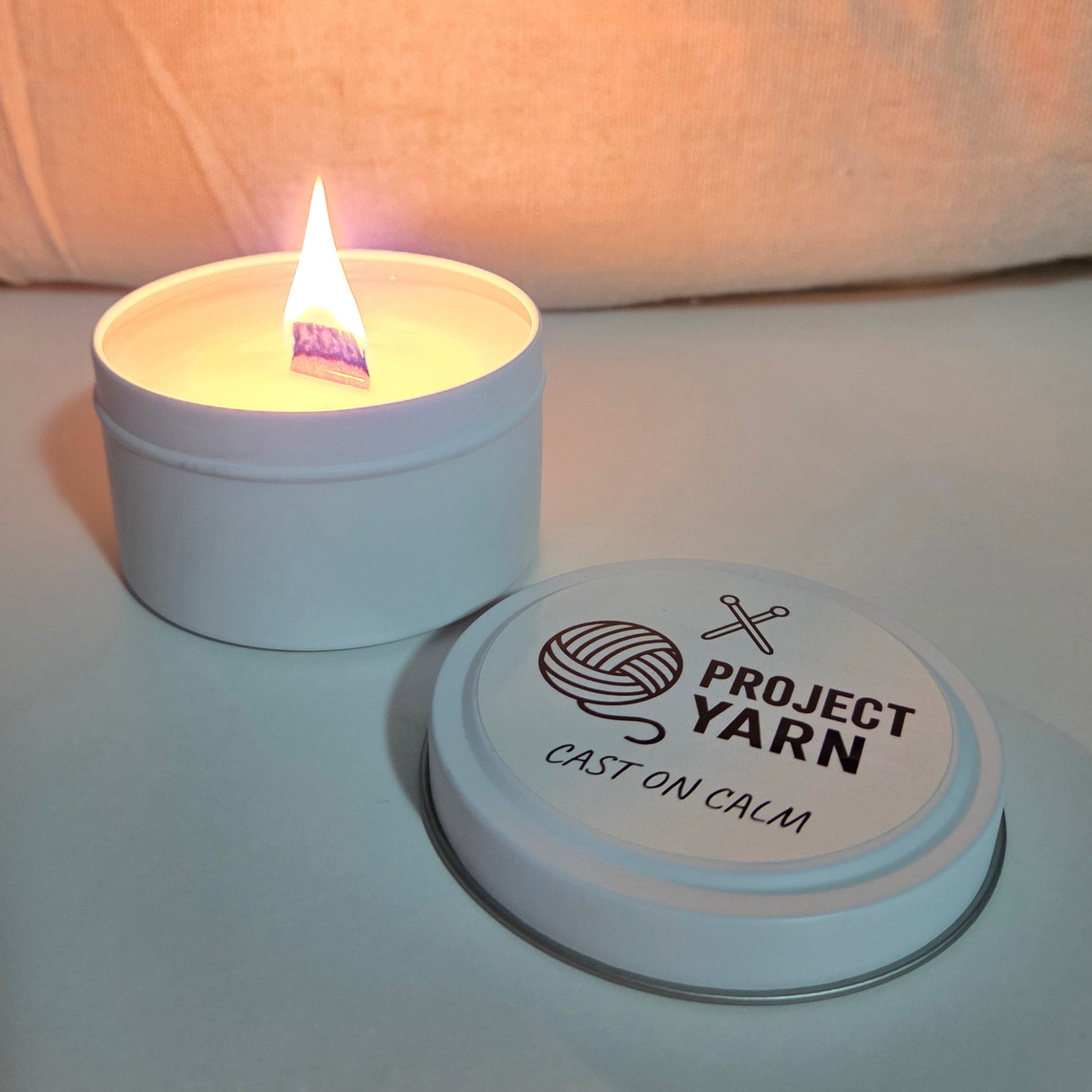 Light bulb with 'Project Yarn' label on a white background