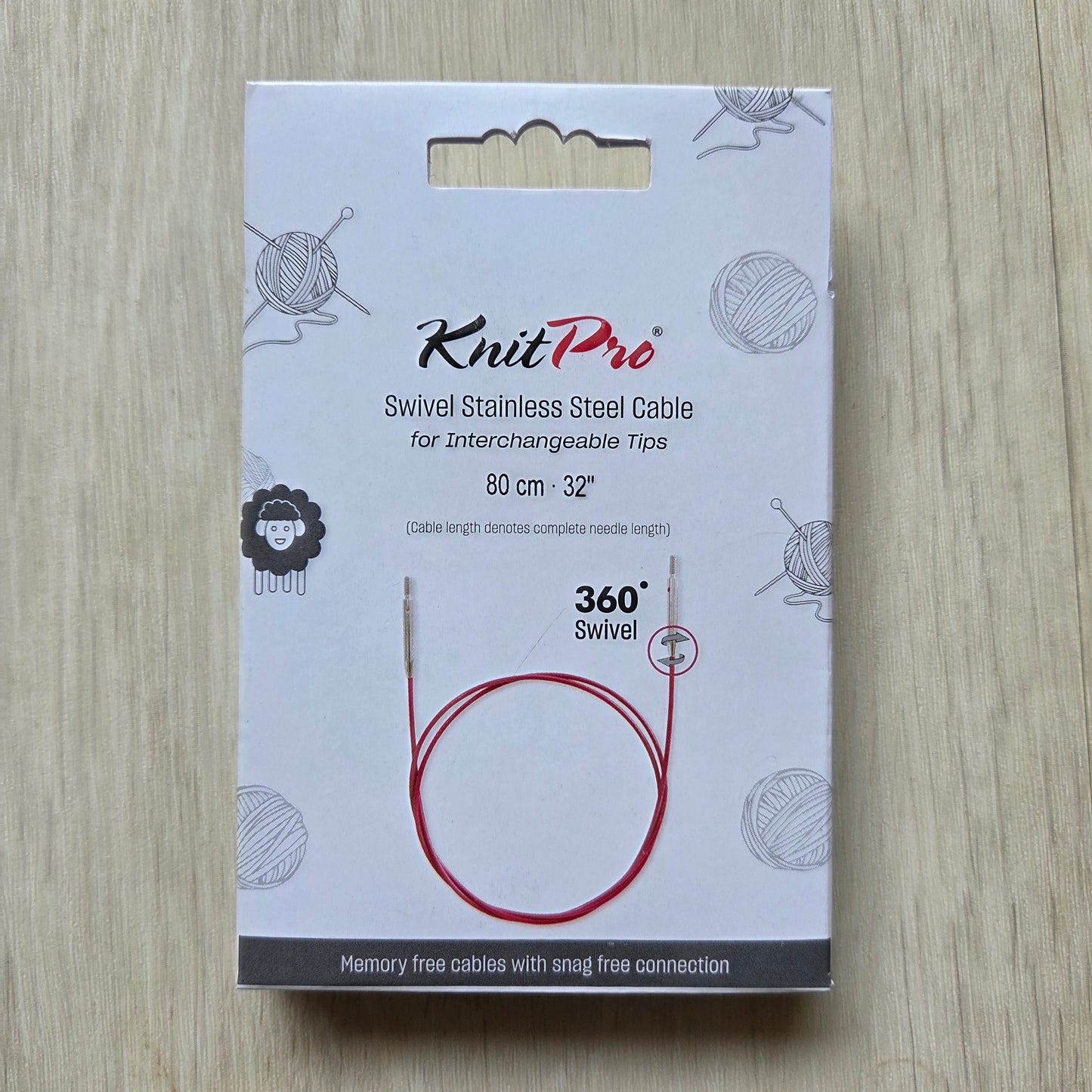 KnitPro Cables Purple Swivel