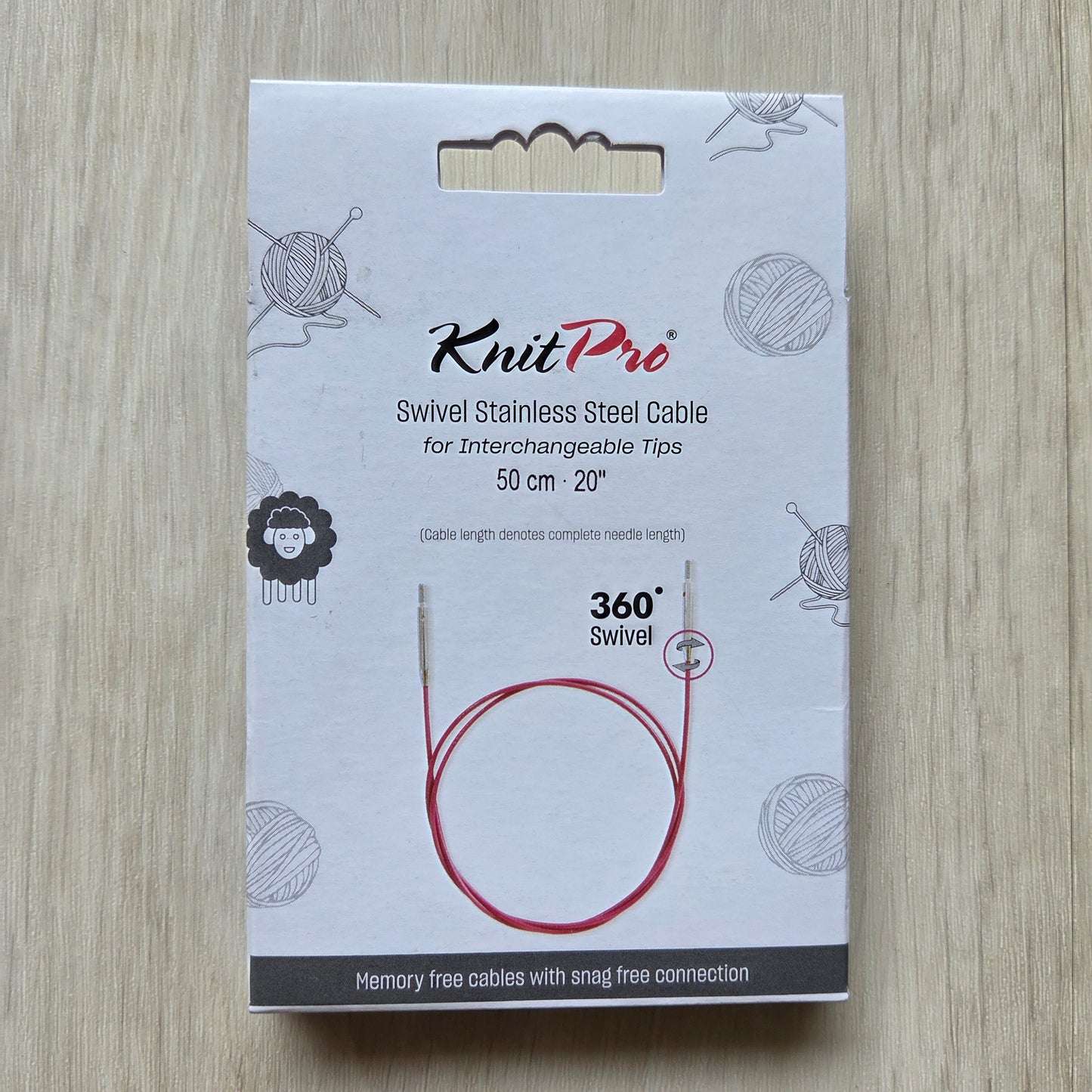 KnitPro Cables Purple Swivel