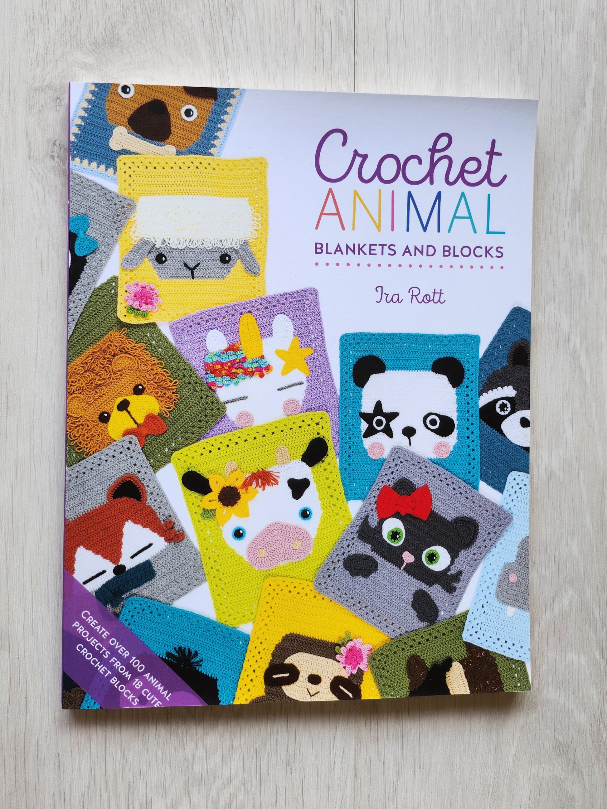 crochet animal blankets and blocks book
