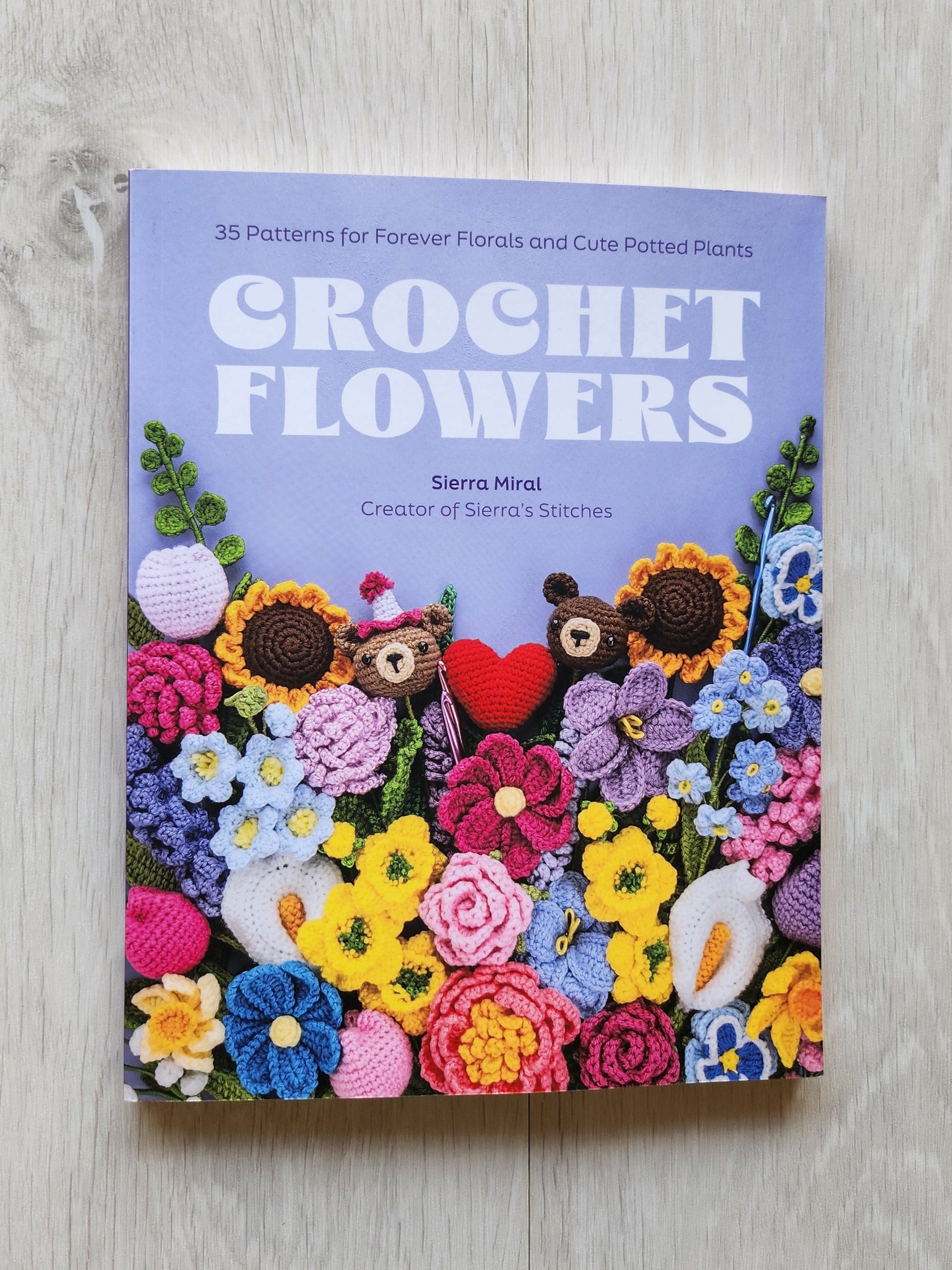 crochet flowers book