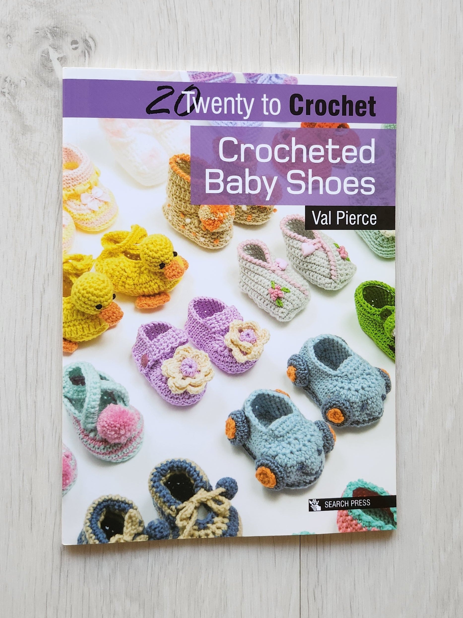 20 to crochet baby shoes book fun themed gift