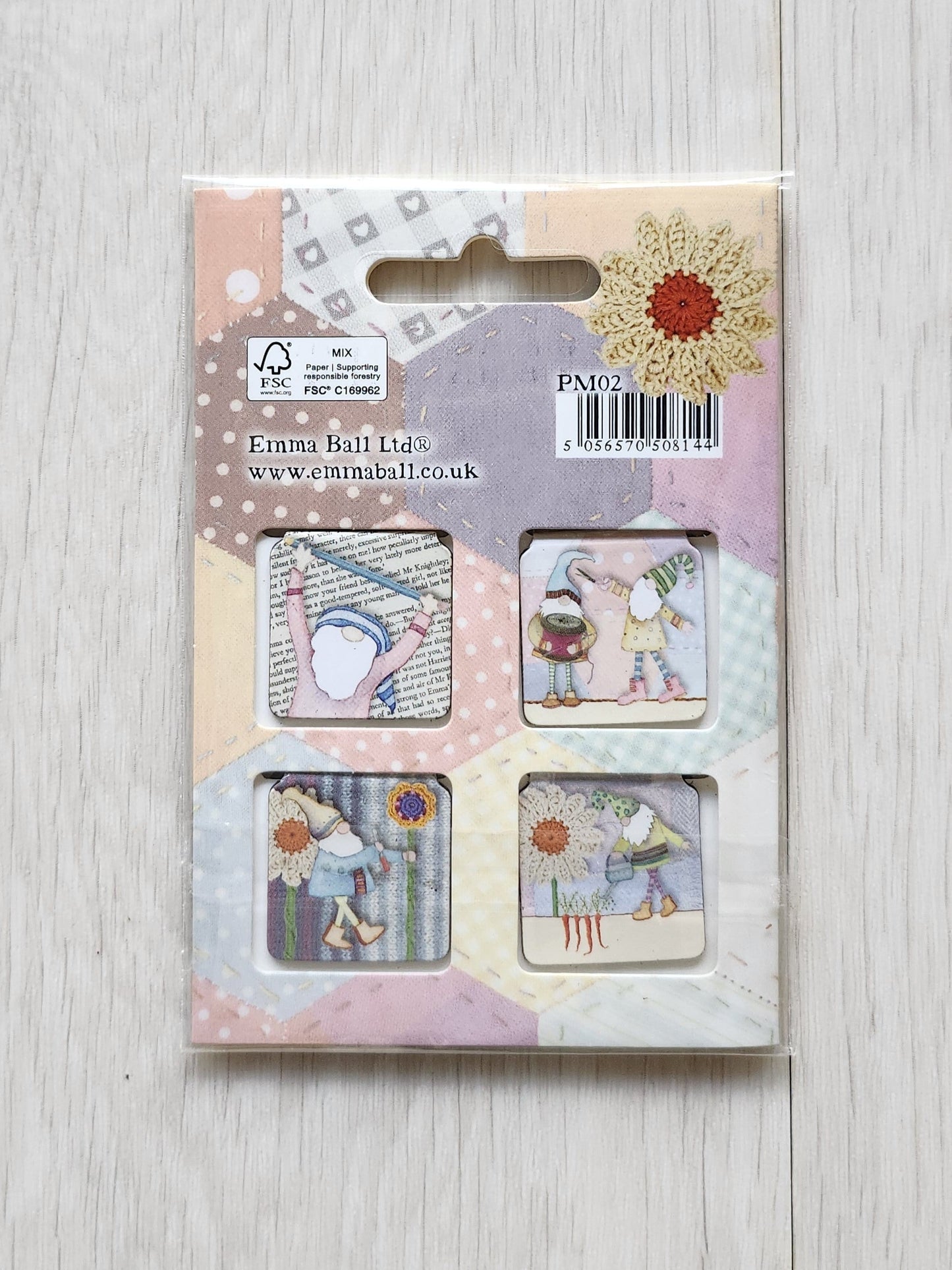 emma ball magnetic gnome bookmarks