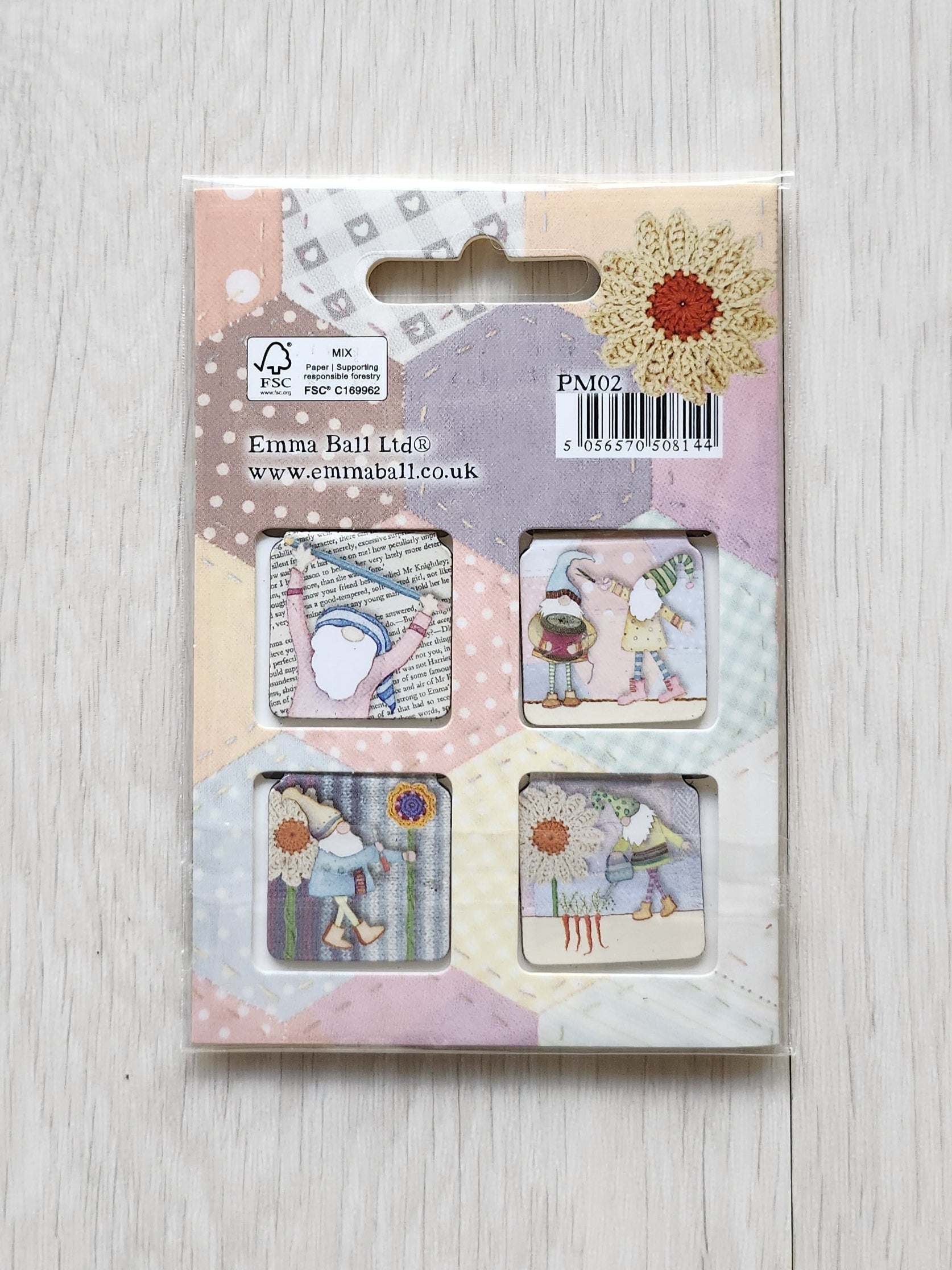 emma ball magnetic gnome bookmarks