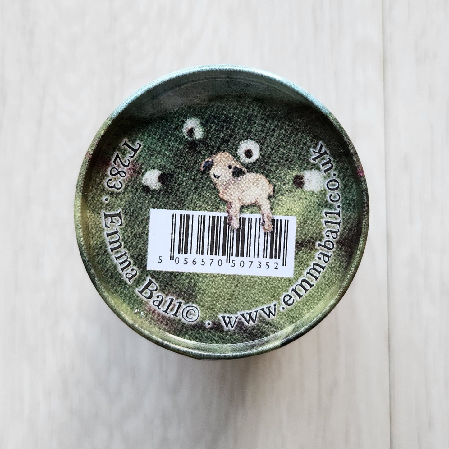 emma ball stacking tin felted sheep for notions and trinkets