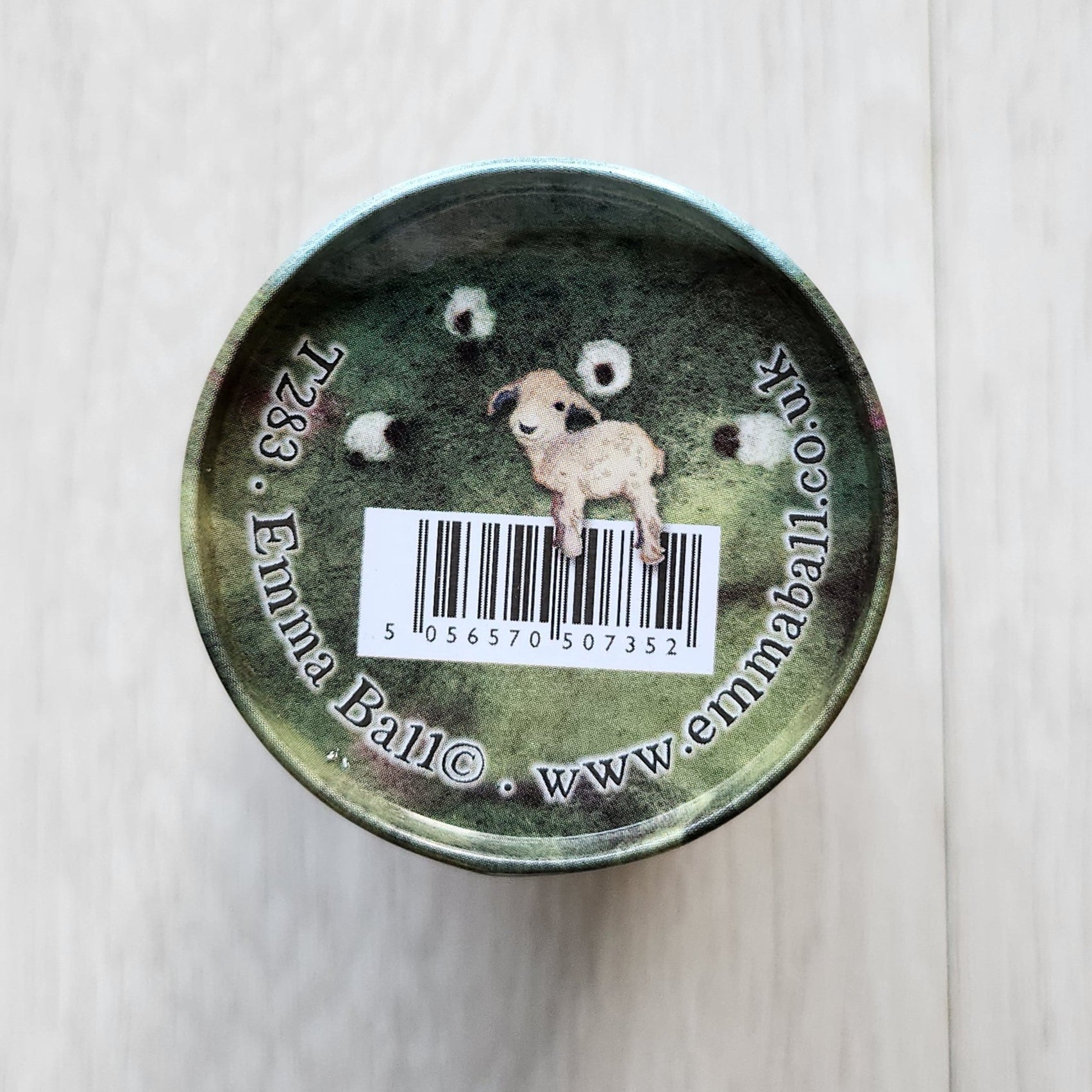 emma ball stacking tin felted sheep for notions and trinkets