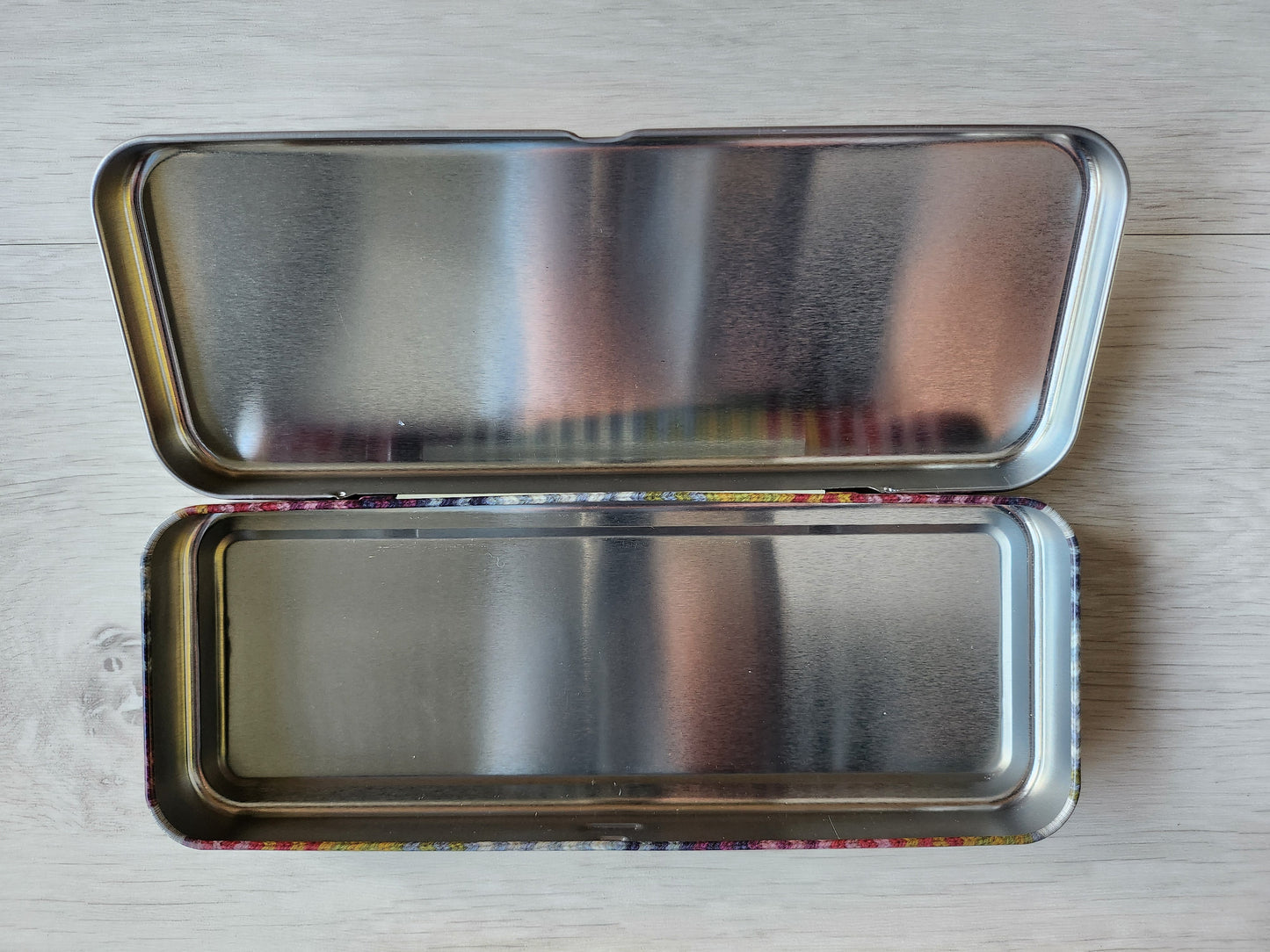 emma ball crocheters craft club pencil tin