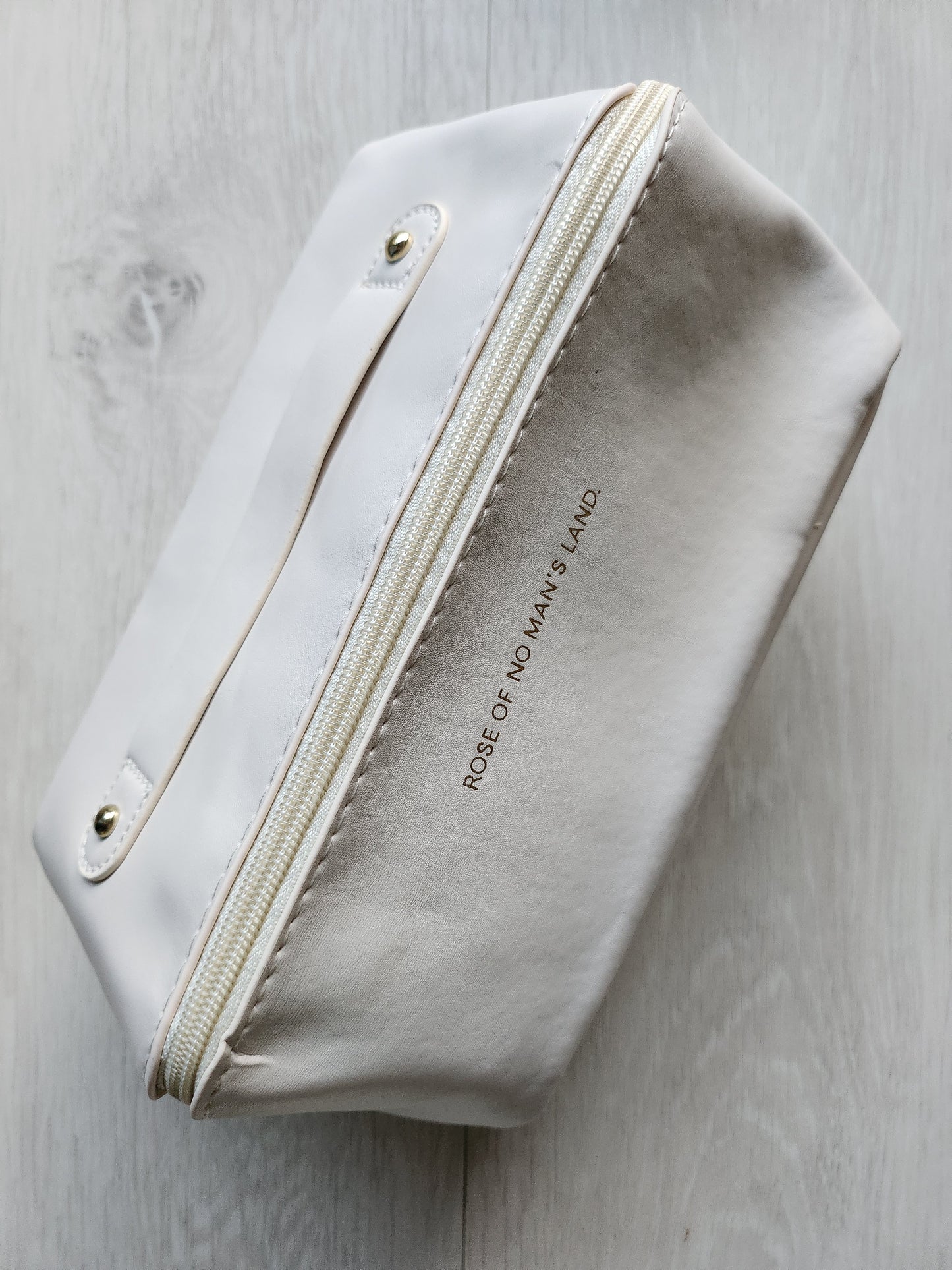 Diagonal Zipper PU Leather Travel Bag