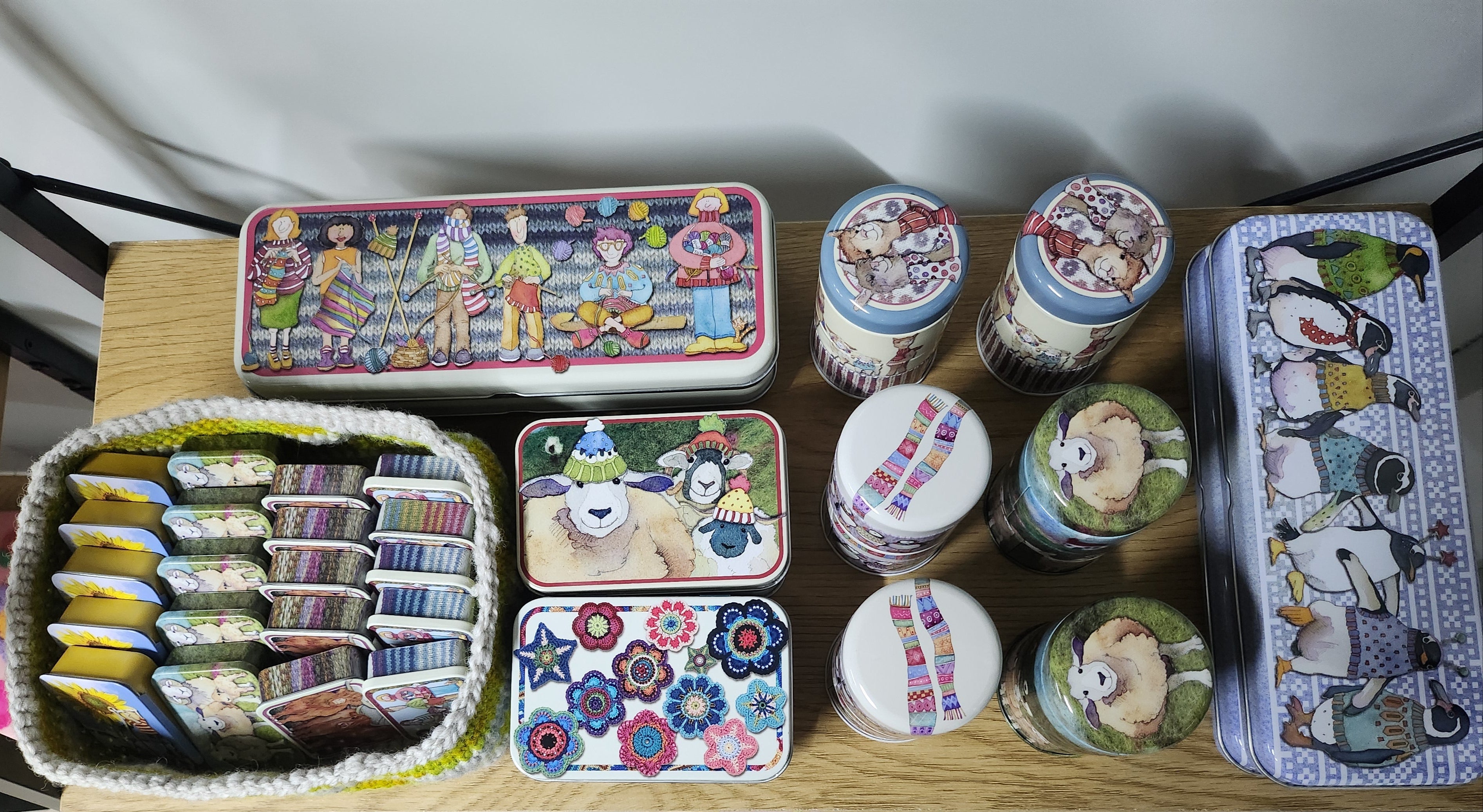 Emma Ball tin collection