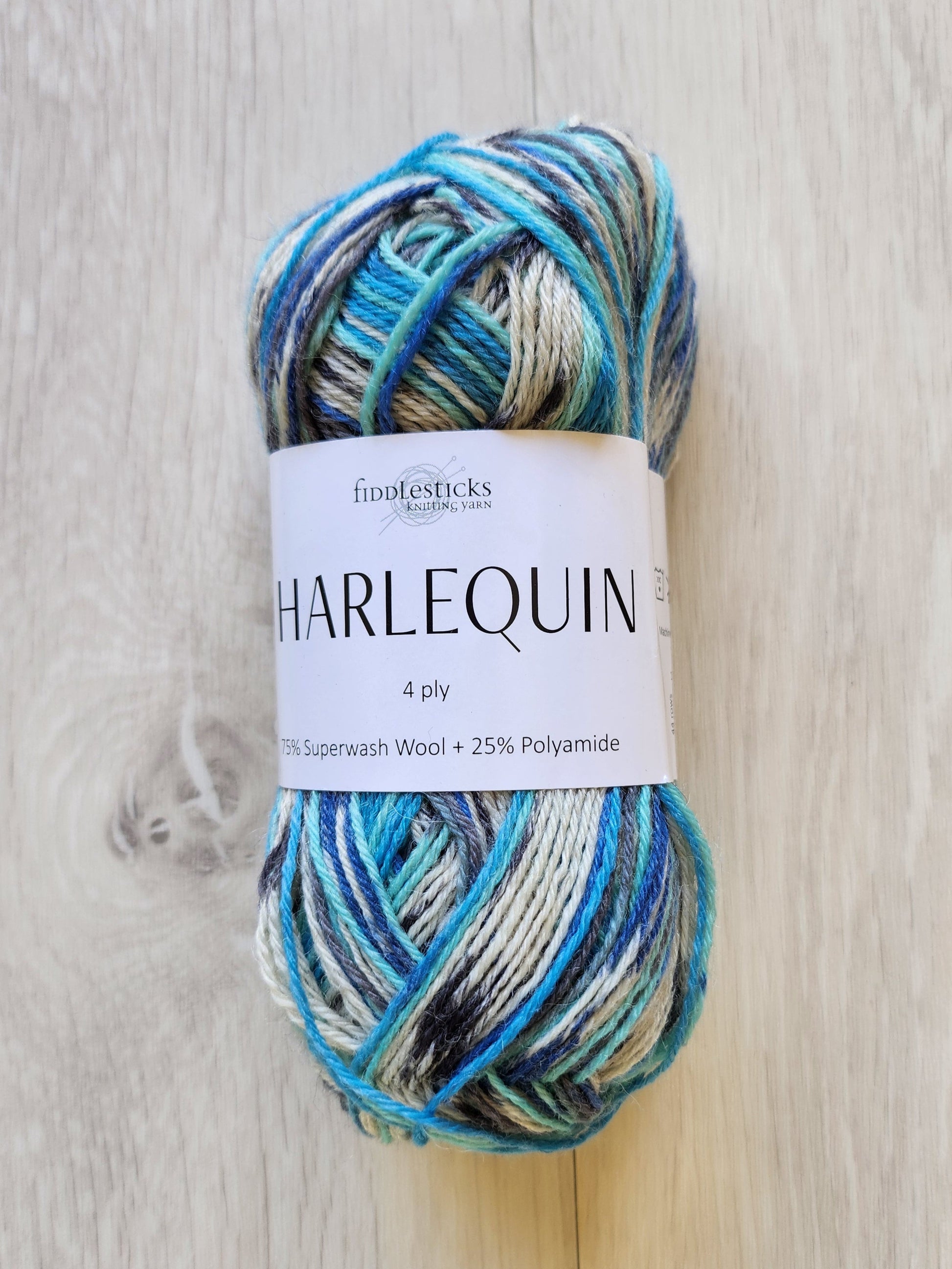 Harlequin fiddlesticks sock yarn