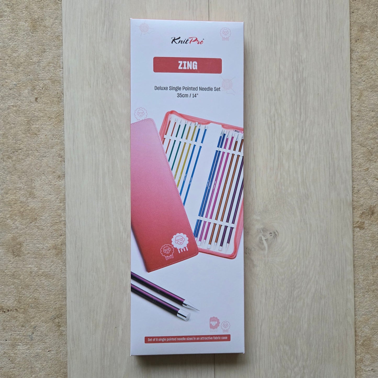 Zing Deluxe Single Pointed Needle Set 35cm (14")