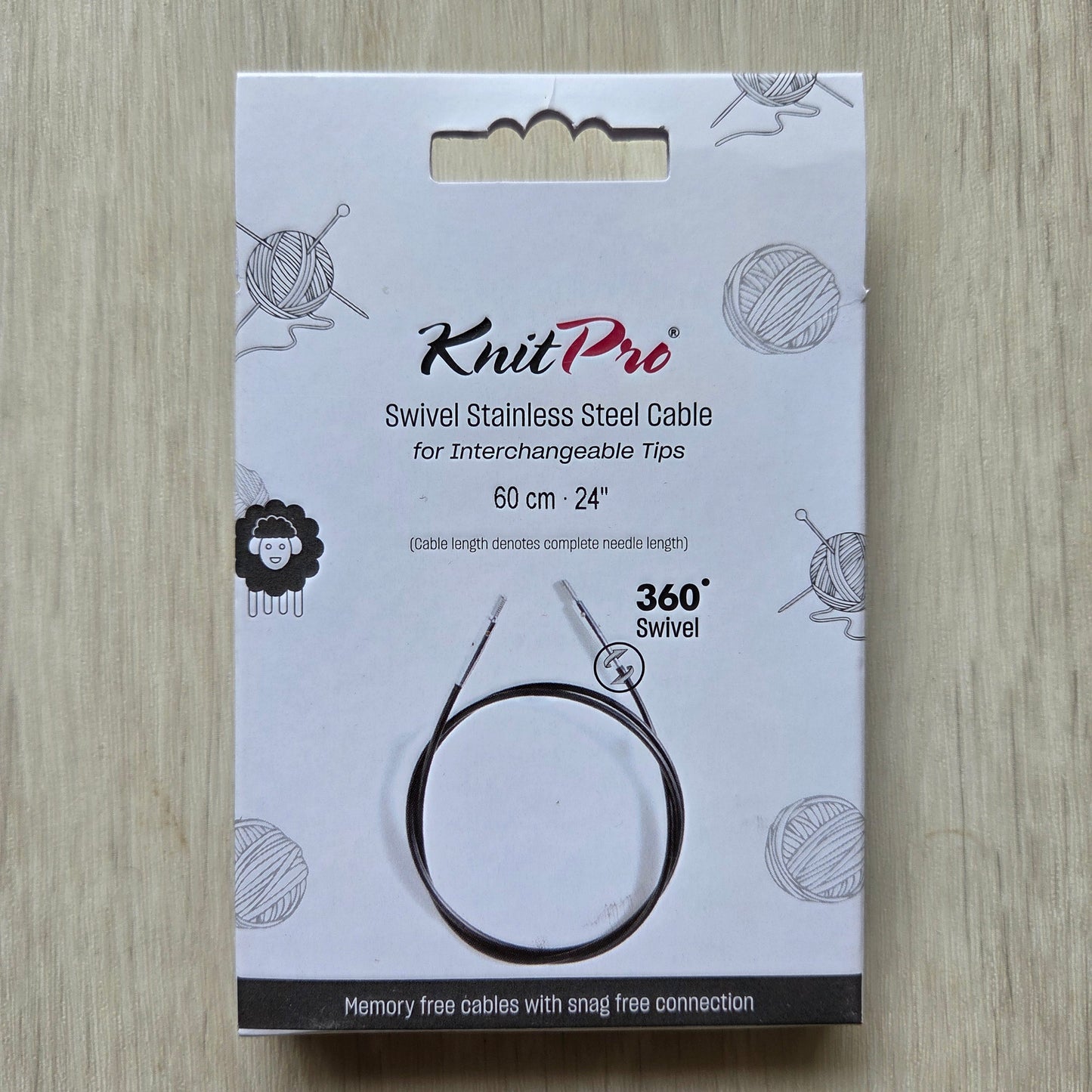 Black/Silver 360 degree Swivel IC Cables