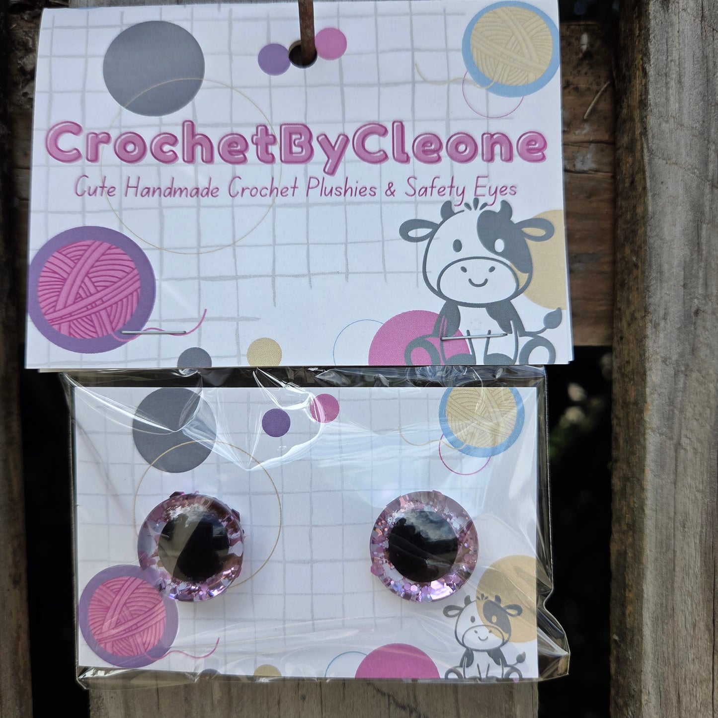 20mm Handcrafted Plushie and Amigurumi Eyes by CrochetbyCleone
