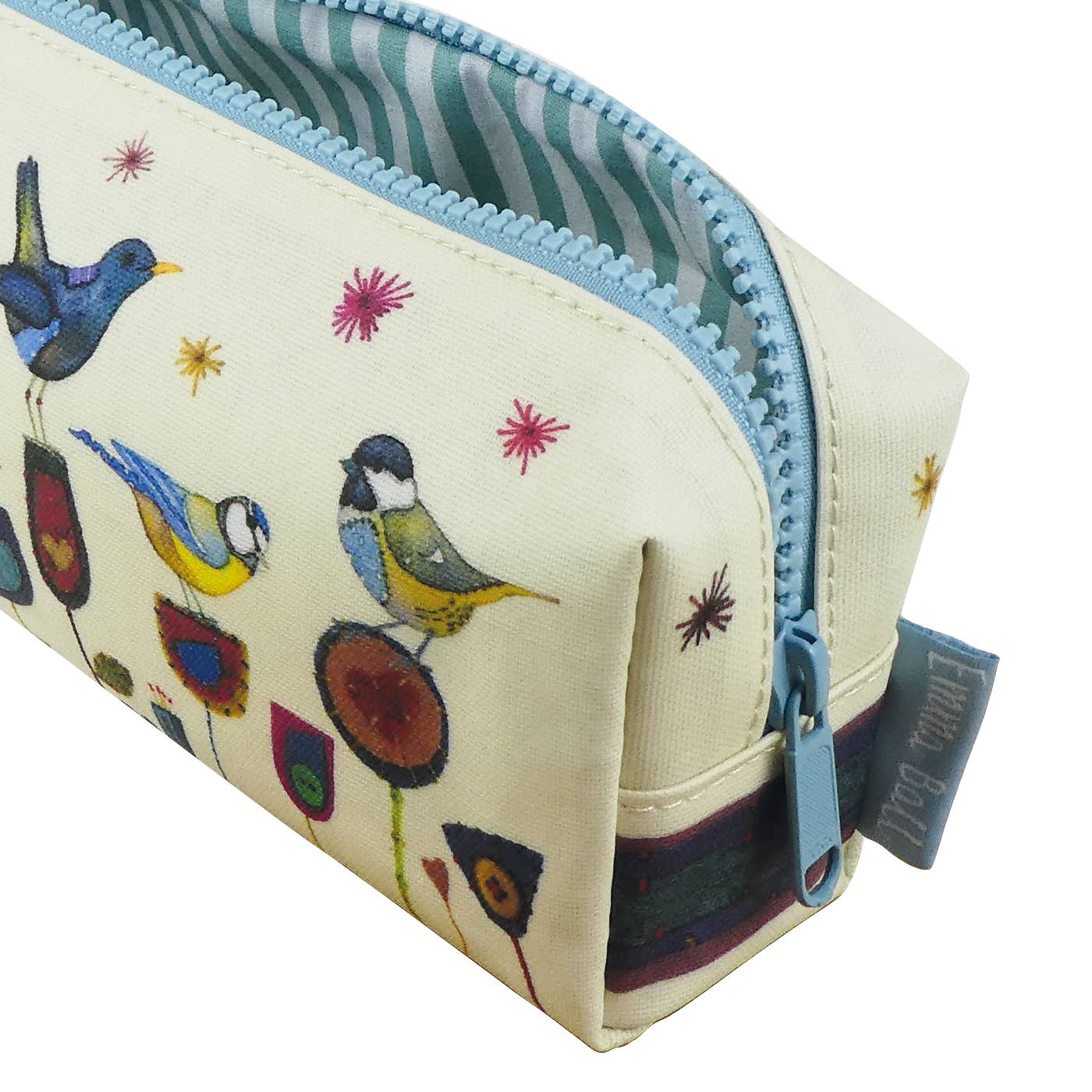 Stitched Birdies Pencil Case - Emma Ball Ltd